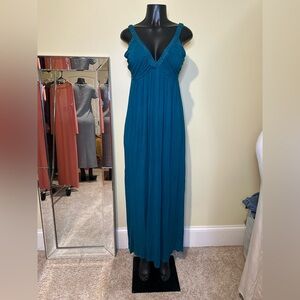 Elegant Teal Maxi Dress